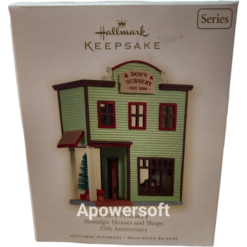 2008 Hallmark Keepsake Ornament Don's Nursery